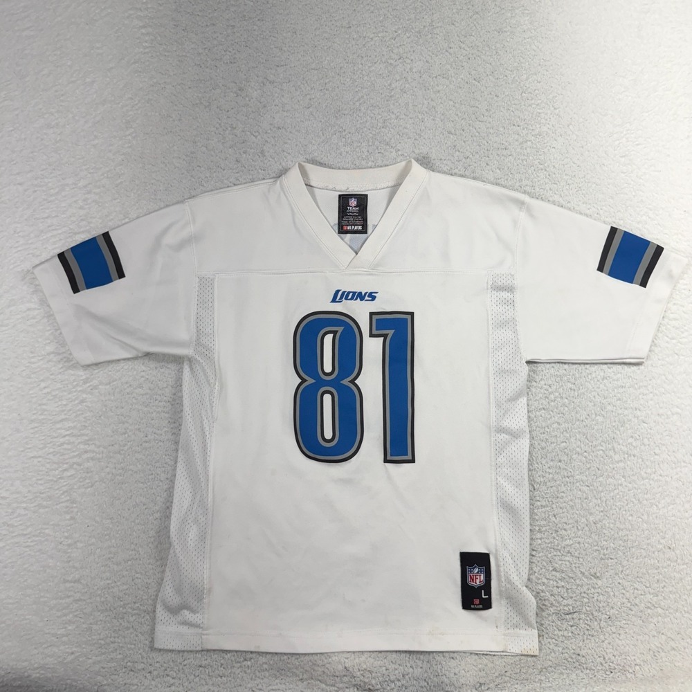 Detroit Lions Calvin Johnson #81 Youth Jersey Size L (14/16) Team Apparel NFL